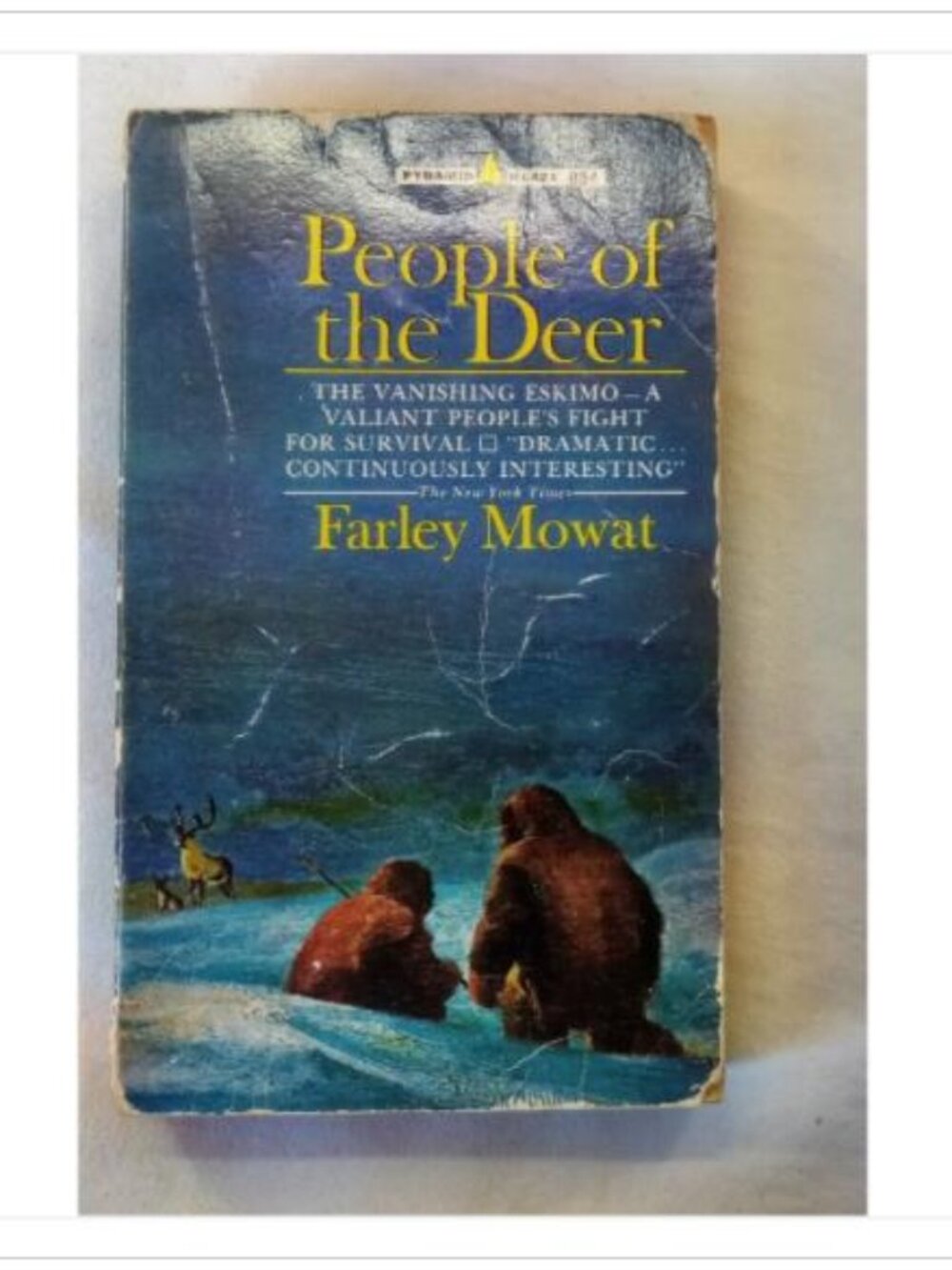 People of the Deer Farley Mowat 1974 Ninth Printing Paperback Book Vintage Read